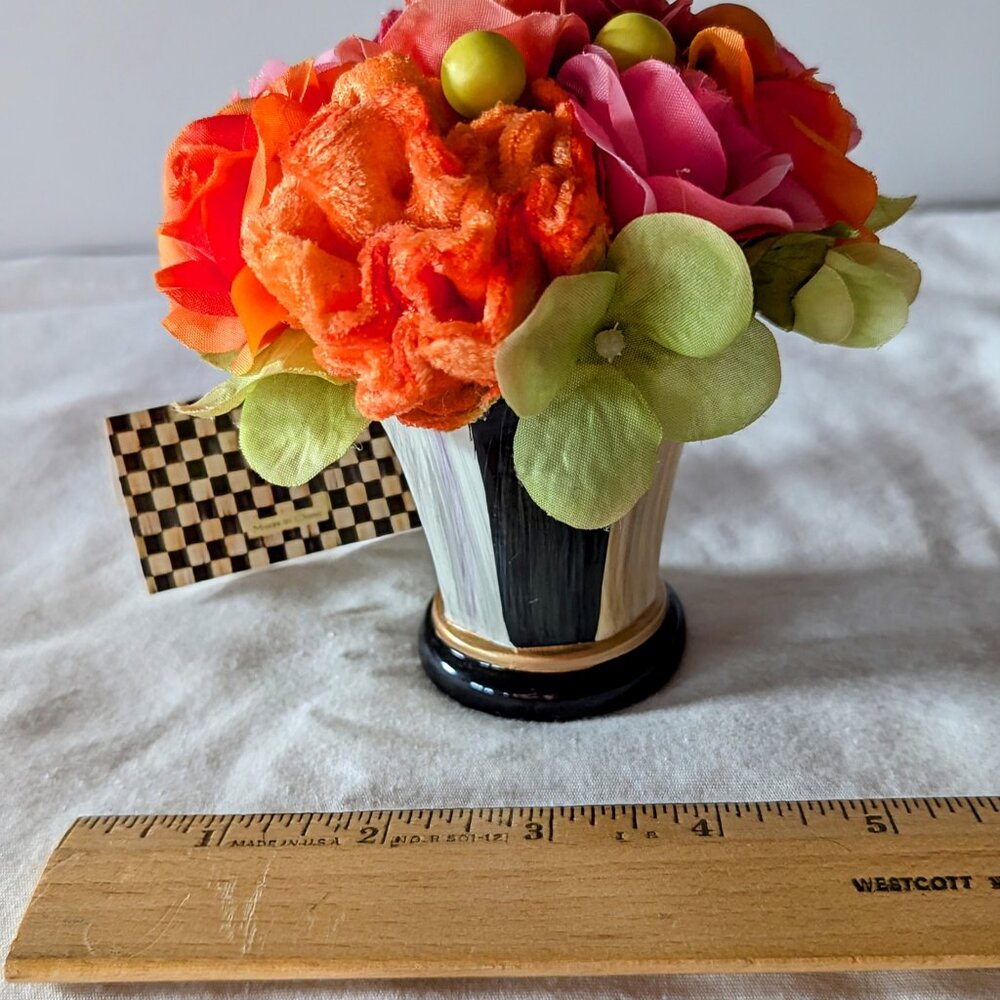 MackenzieChilds miniature Sunburst Flower Bouquet, retired, with Tag - Picture 2 of 3